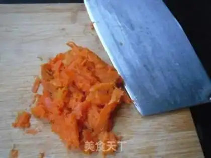Make Carrots, bean mud step 2