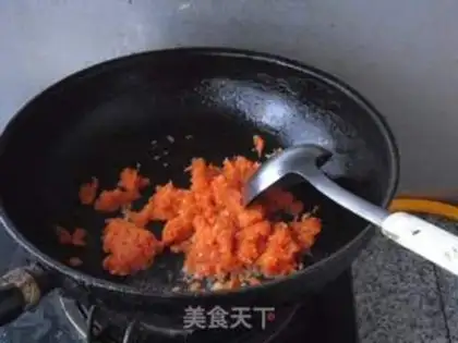 Make Carrots, bean mud step 4