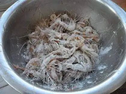 Make Fry shrimp step 1