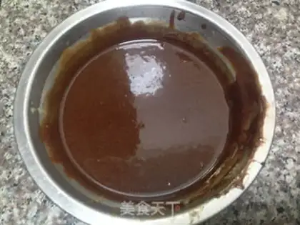 Make Chocolate Christmas cake step 6