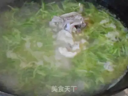 Make Plum cucumber egg soup step 3