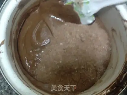 Make Chocolate Christmas cake step 12