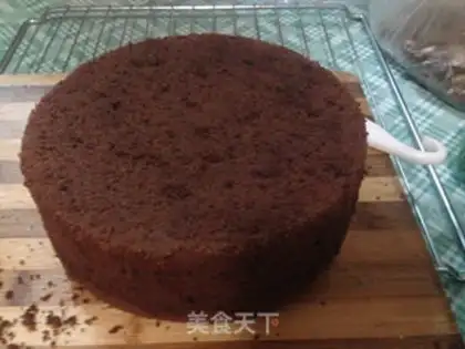 Make Chocolate Christmas cake step 16