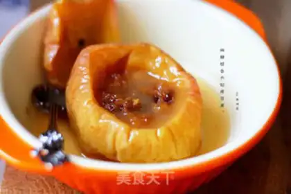 Make Maple Cinnamon Taffy baked apples step 8