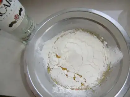 Make Orange cake roll step 2