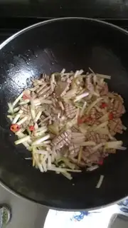 Make Flaming hips step 5