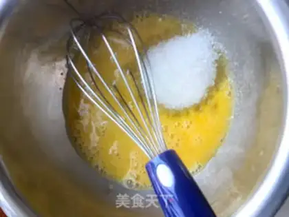 Make Goldmelon butter pudding step 5