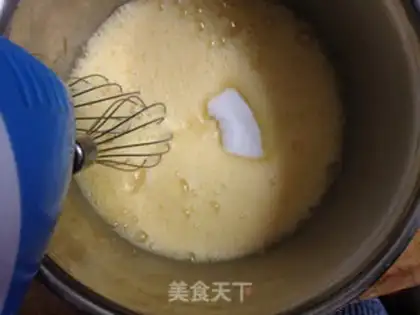 Make Christmas lava cake step 3