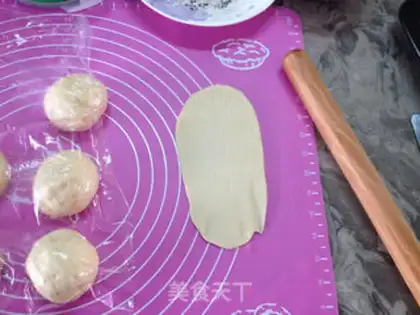 Make ♪ On the bottom of the honey bread ♪ step 6