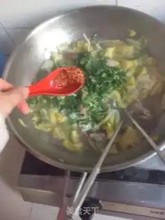 Make Lamb cabbage fan soup step 12