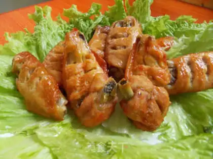 Make Garlic roast chicken wings step 5