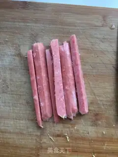 Make Five-colour toast roll step 1
