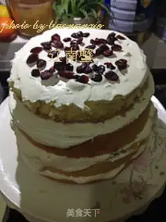 Make Multi-layer birthday cake step 45