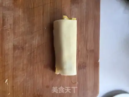 Make Five-colour toast roll step 4