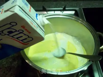 Make Pumpkin wheat cake step 1