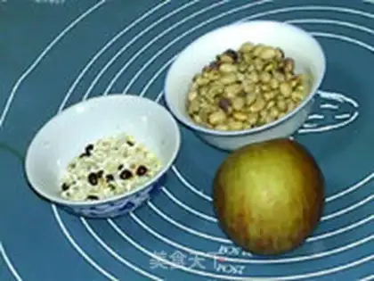 Make ♪ Oval apple soy step 0