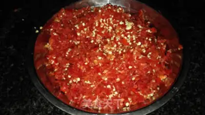 Make Homemade chili sauce step 4