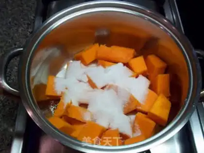 Make Pumpkin wheat cake step 5