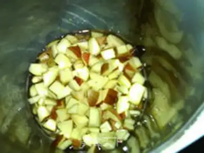 Make ♪ Oval apple soy step 8