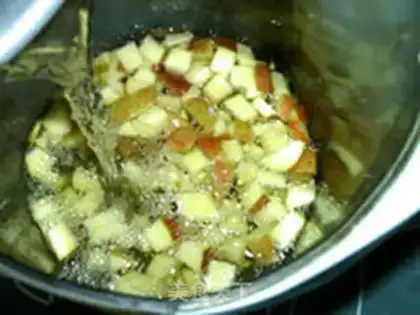 Make ♪ Oval apple soy step 9