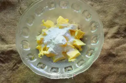 Make Butter date cookies step 1
