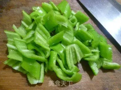 Make Frozen peppers step 1
