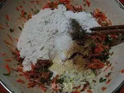Make The ground cabbage, the bean slag step 4