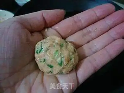 Make The ground cabbage, the bean slag step 6