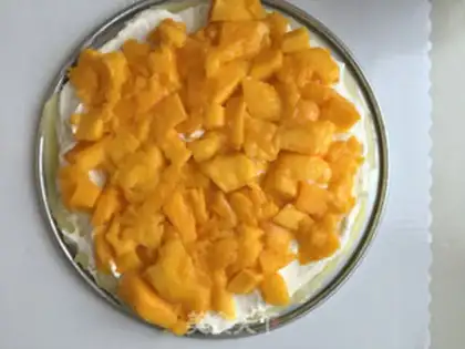 Make The durian cake step 14