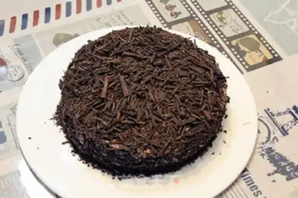 Make Black forest cake step 16