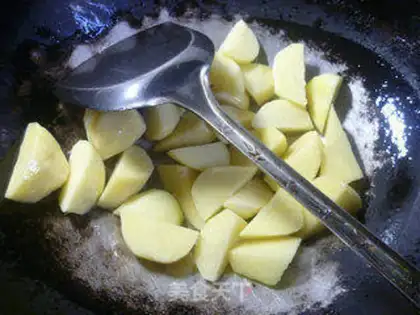 Make Shrimp snow and potatoes step 3