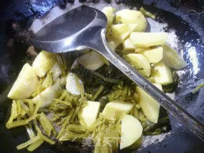 Make Shrimp snow and potatoes step 4