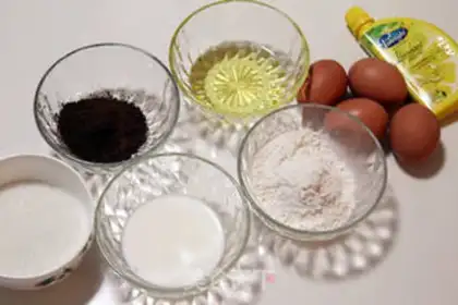 Make Chocolate snowcake step 0