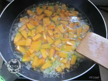 Make Pumpkin cream soup step 2
