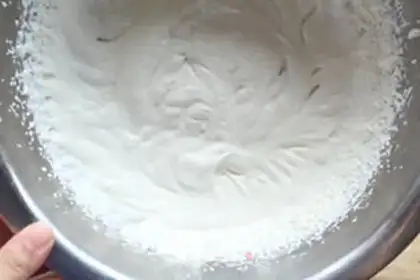 Make Chocolate cheese mousse step 5