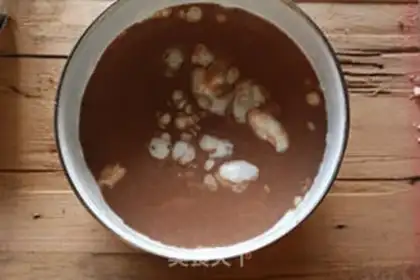 Make Chocolate cheese mousse step 6