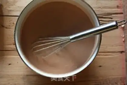 Make Chocolate cheese mousse step 7
