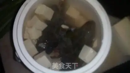 Make Onion tofu soup fish head soup step 7
