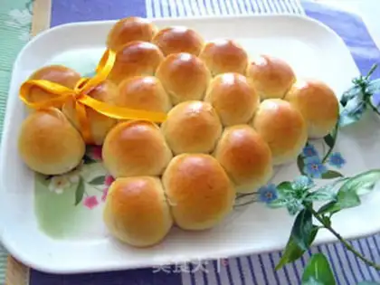 Make Christmas bean soy bread step 9