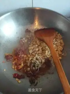 Make A soybean sprouts, a potato fan step 4