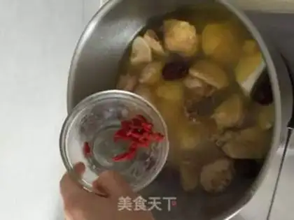 Make Puffed chicken soup step 11