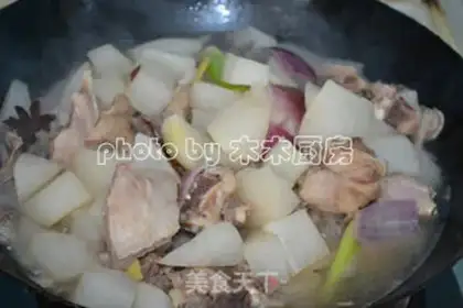 Make walnut radish lamb chops step 5