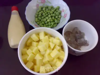 Make Potato shrimp salad step 0