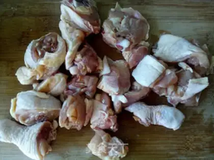 Make Chicken stew mushrooms step 1