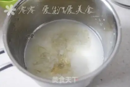 Make Milk, orange juice, jelly step 3