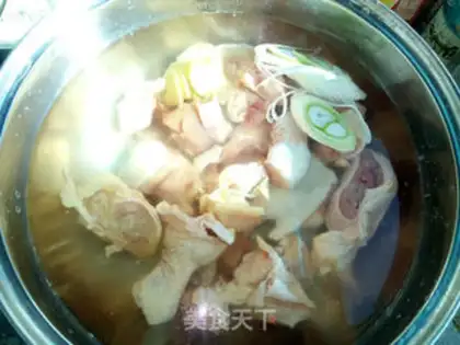 Make Chicken stew mushrooms step 3