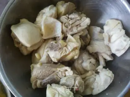 Make Chicken stew mushrooms step 5