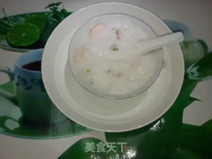 Make Seafood congee step 2