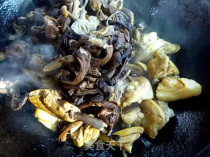 Make Chicken stew mushrooms step 9