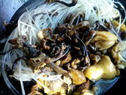 Make Chicken stew mushrooms step 10